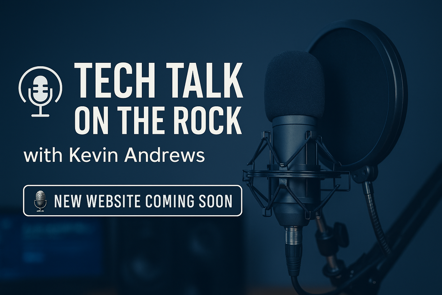 Tech Talk on the Rock Podcast Banner